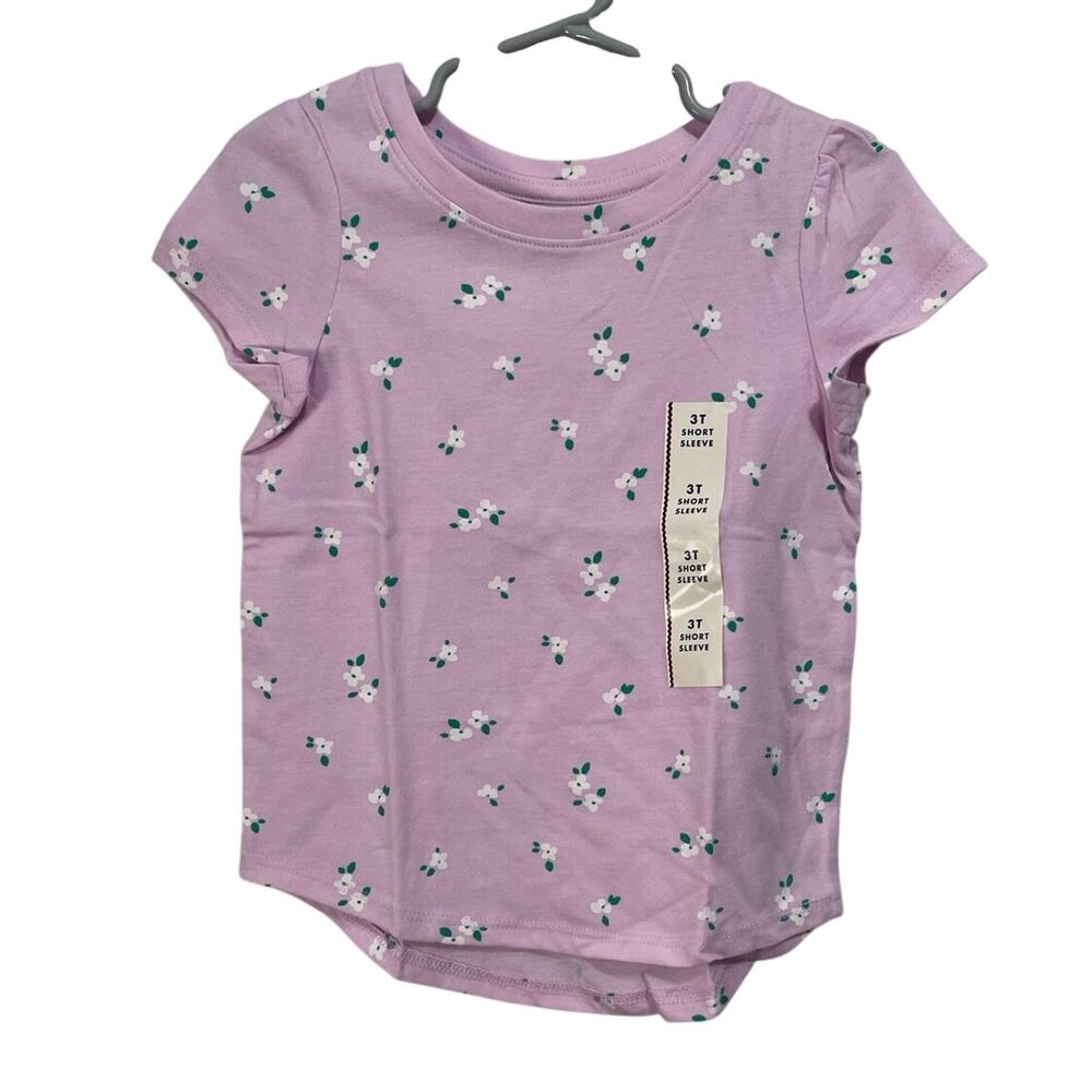 Cat & Jack 3T Floral Short Sleeve